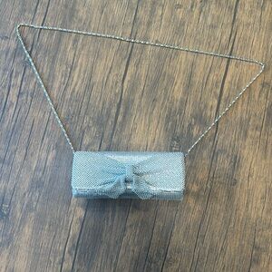 Silver Clutch Purse